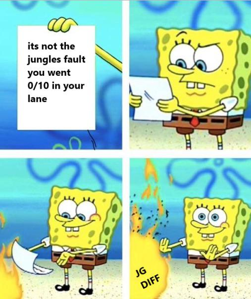 jg diff spongebob meme