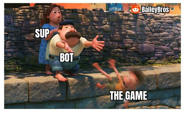 you're not low elo you're my friend meme